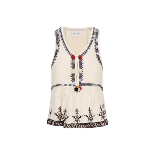 ISABEL MARANT ETOILE Logo Printed Crewneck T Shirt