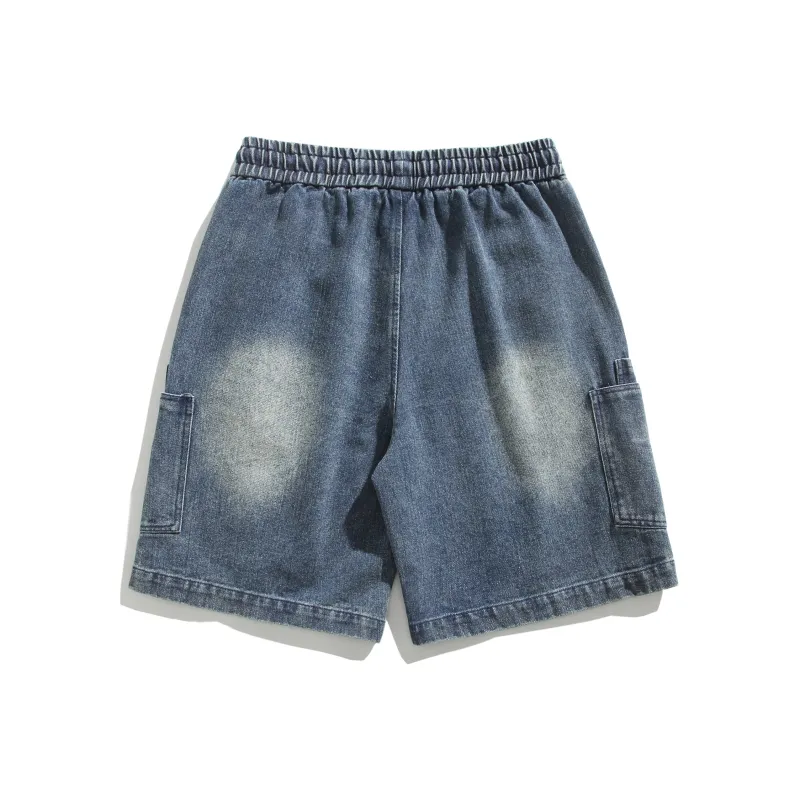 AMBER LIGHT Denim Shorts Unisex-5