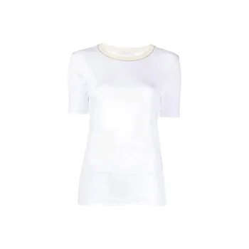 Fabiana Filippi Glitter trim Knitted Top