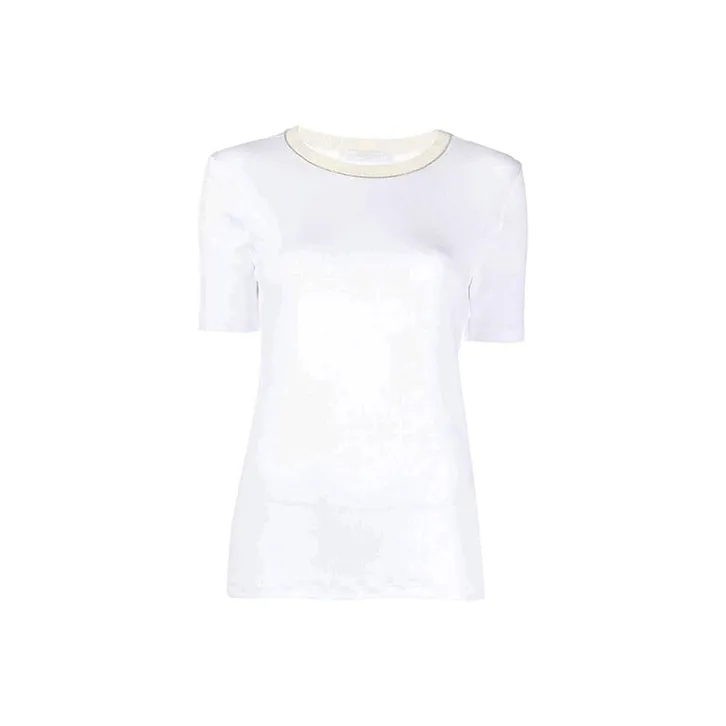 Fabiana Filippi Glitter trim Knitted Top-0