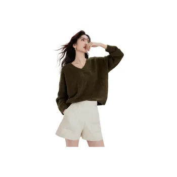 Hopeshow Sweater Women's Dark Olive Green
