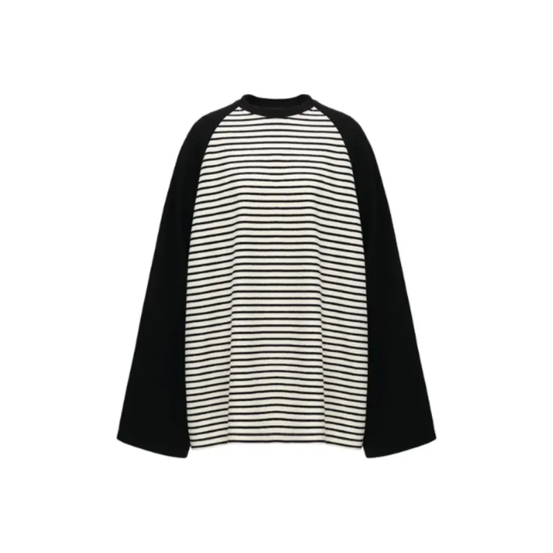 CONCISE WHITE T Shirt Women's Black White-0