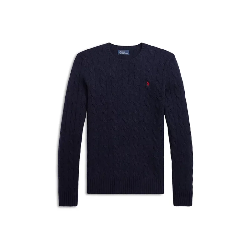 Polo Ralph Lauren Pony Embroidered Cable Knit Jumper-0