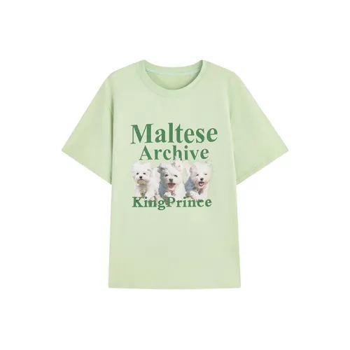 KING PRINCE Drop Shoulder Sleeve T-Shirt Women's Light Green