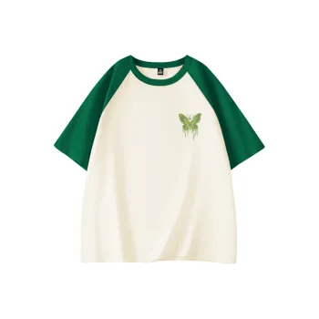 Cotton Raglan Sleeve T Shirt Women's