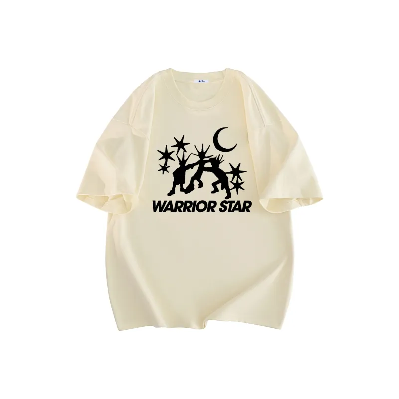 Warrior Huichao Riding The Wind Collection Drop Shoulder Sleeve T Shirt Unisex-4