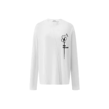 MacyMccoy Long-Sleeved T-Shirt Women's White