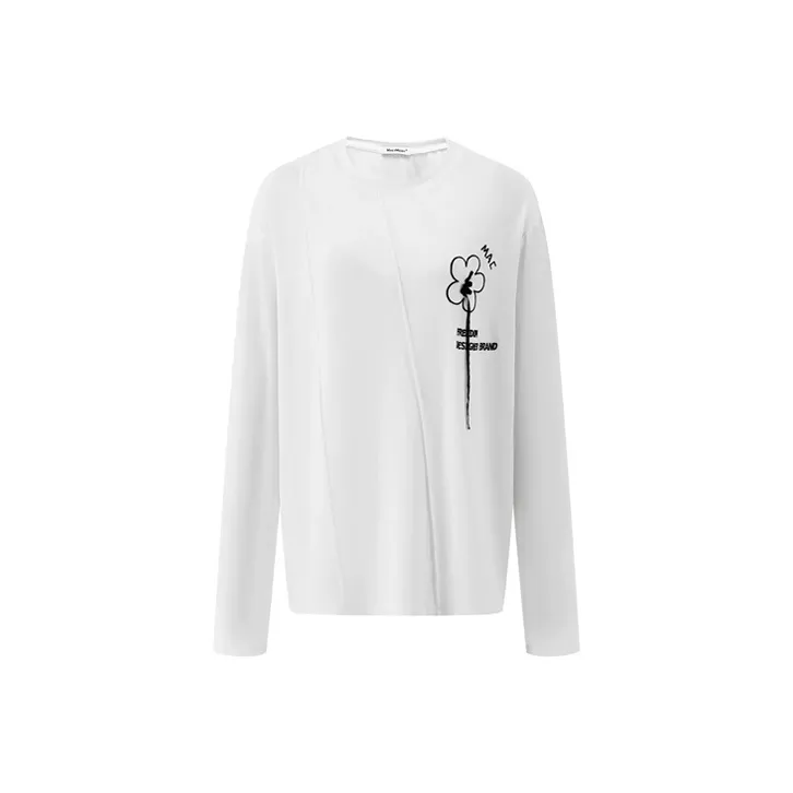 MacyMccoy Long-Sleeved T-Shirt Women's White-0