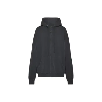 Maison Margiela Zipped Drawstring Hoodie