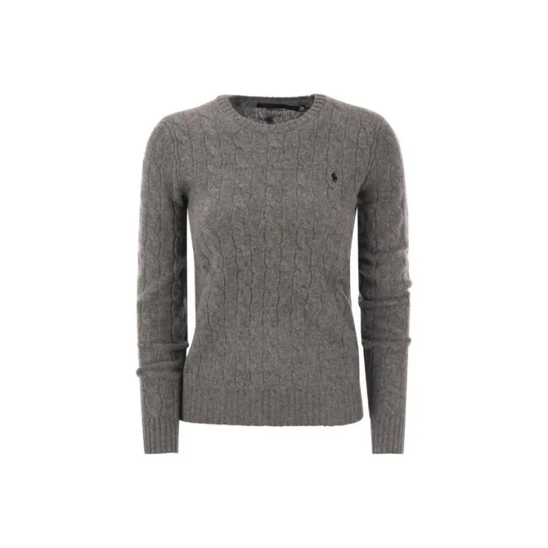 Polo Ralph Lauren Pony Embroidered Cable Knit Jumper-0