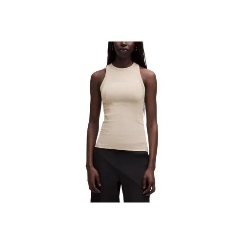 Lululemon Ribbed Tank Tops Women's Mojave Tan