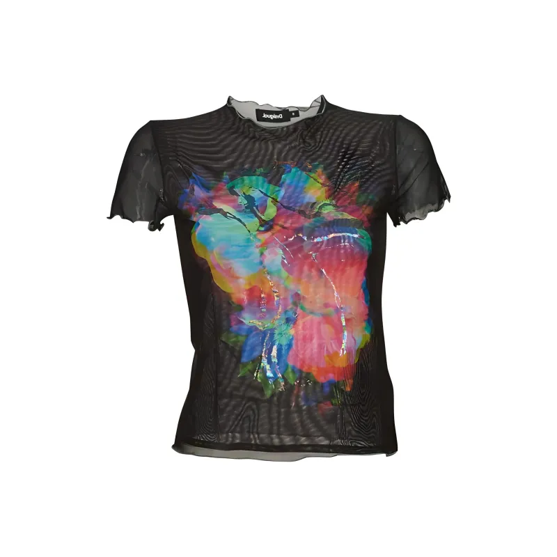 Desigual T Shirts Women's Black-0