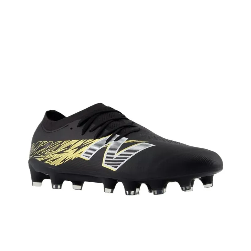 New Balance FURON TEAM V8 HG Rubber Short Studs Soccer Shoes Unisex Black-3