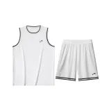 Clothing Set (White Short-Sleeved Shirt+White Shorts)