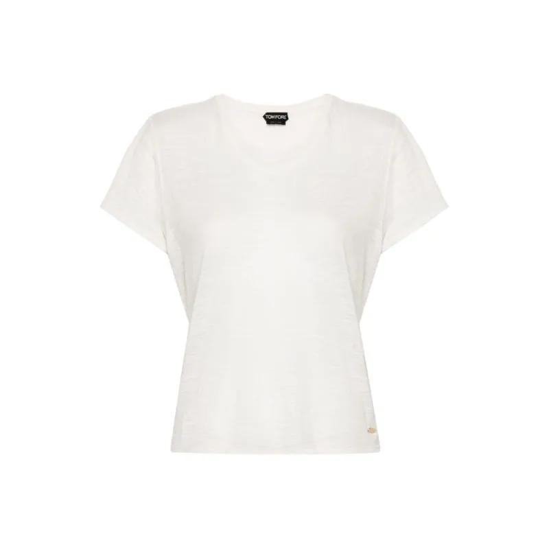 TOM FORD Jersey Crewneck T Shirt-0