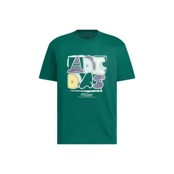 Adidas SS25 T Shirt Men's University Green