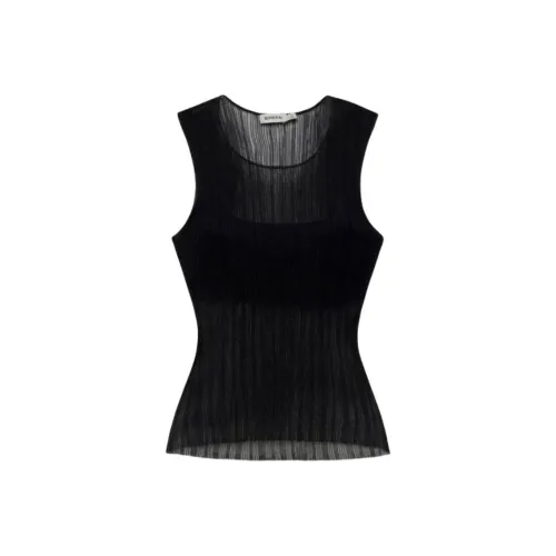 JONATHAN SIMKHAI Oakley Semi sheer Tank Top