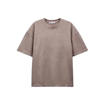 ZARA T Shirt Women's Light Brown