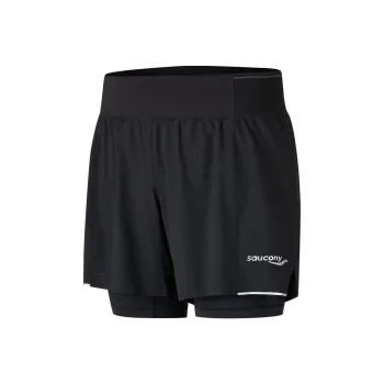 Saucony Sports Shorts Men's Jet Black