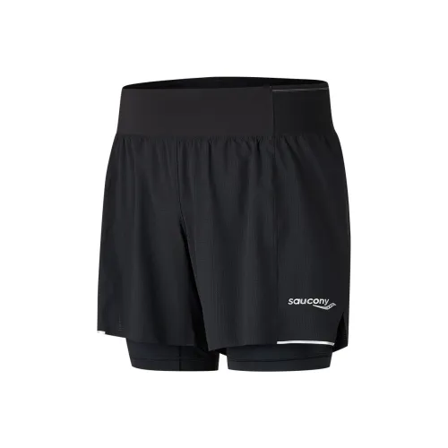 Saucony Sports Shorts Men's Jet Black