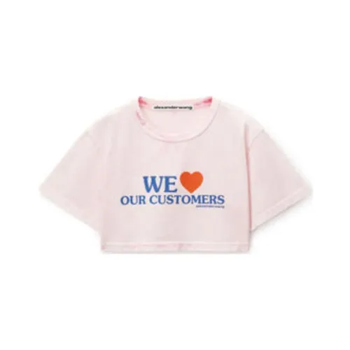Alexander Wang We Love Our Customers print Cotton T shirt