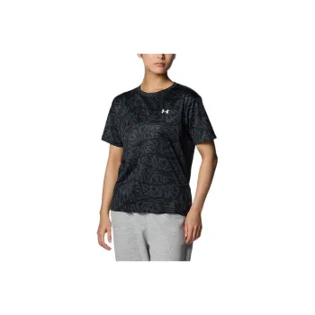 Under Armour Tech Drop Shoulder Sleeve T Shirt Women's Black