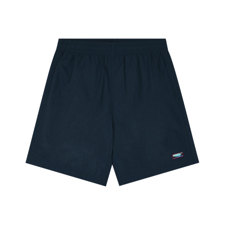 WASSUP Casual Shorts Unisex Navy Blue S - POIZON