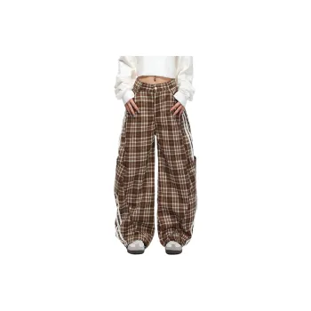 PISYPOX Casual Pants Unisex Coffee