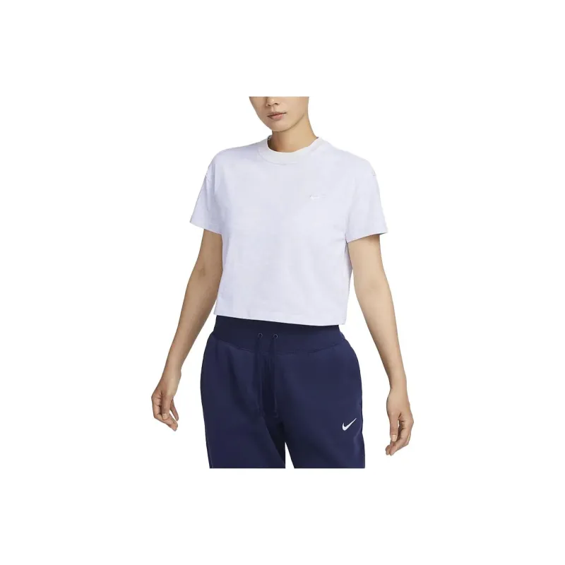 Nike Drop Shoulder Sleeve T Shirt Women's Birch Heather-0