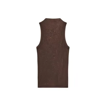 ZARA Tank Tops Women's Brown
