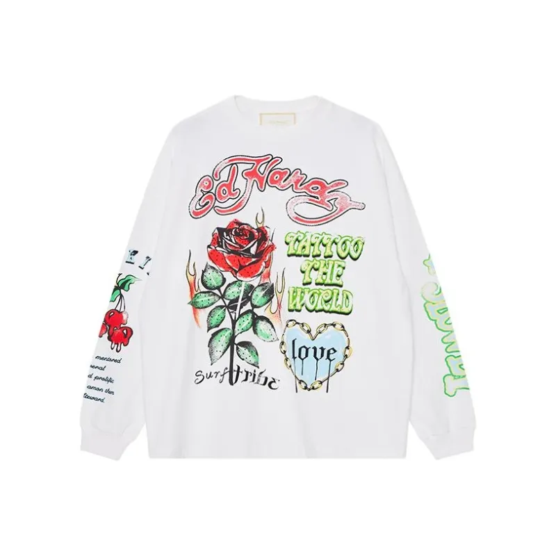 Ed Hardy SS24 T Shirt Women's White-0