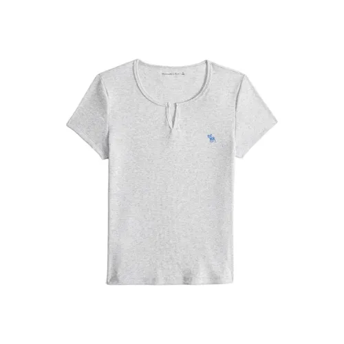 Abercrombie＆Fitch Regular T Shirt Women's Light Gray