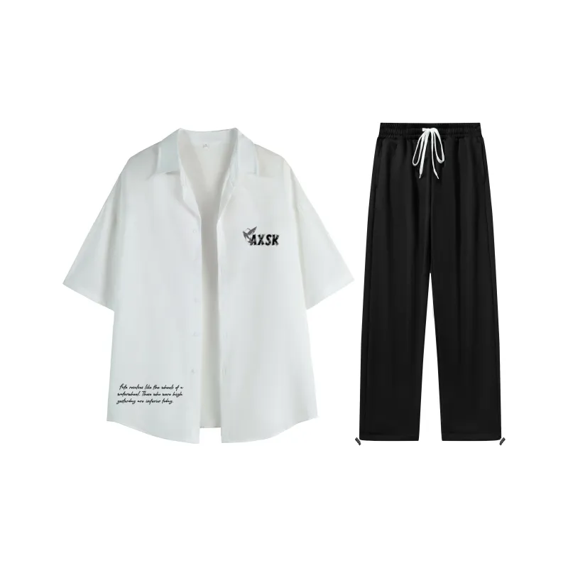 A.X.S.K Shirt Matching Set Unisex-7