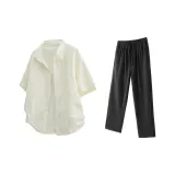 Beige Apricot+Black