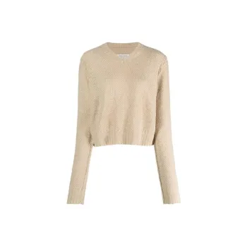 Maison Margiela V Neck Knitted Jumper
