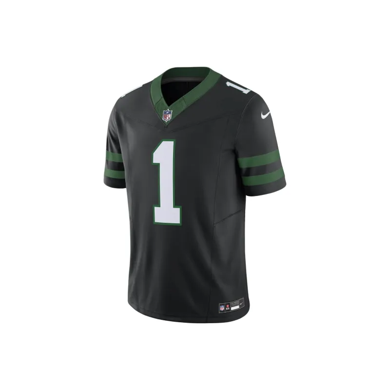 Nike Sauce Gardner New York Jets Soccer Jerseys Men's Black-0