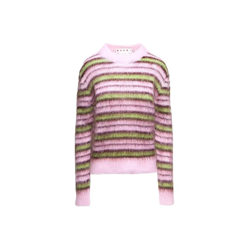 MARNI Striped Mohair blend Jumper-0