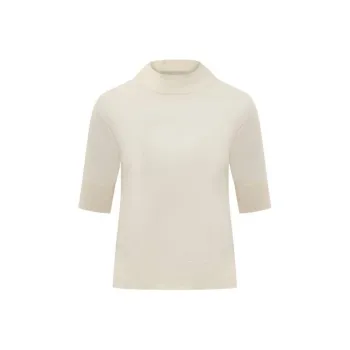 JIL SANDER Mock Neck Knitted Top