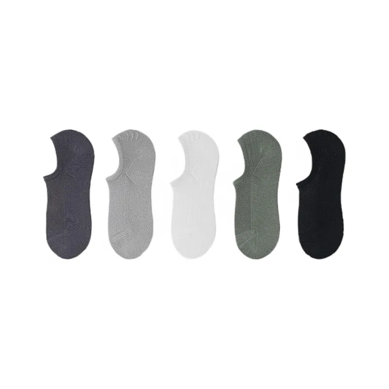 H YXIANG No Show Socks Men's 5 Pack-8