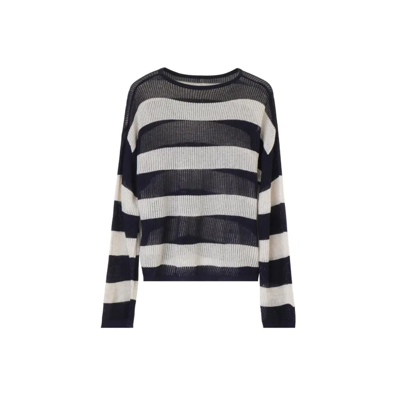 NAWAIN Sweater Women's Beige Black-0