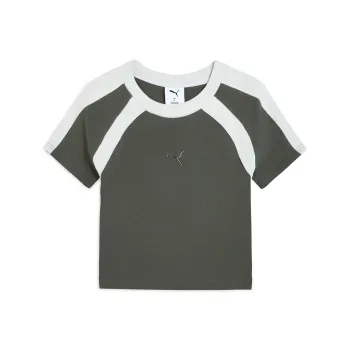 PUMA DARE TO Raglan Sleeve T Shirt Women's Mineral Gray 83