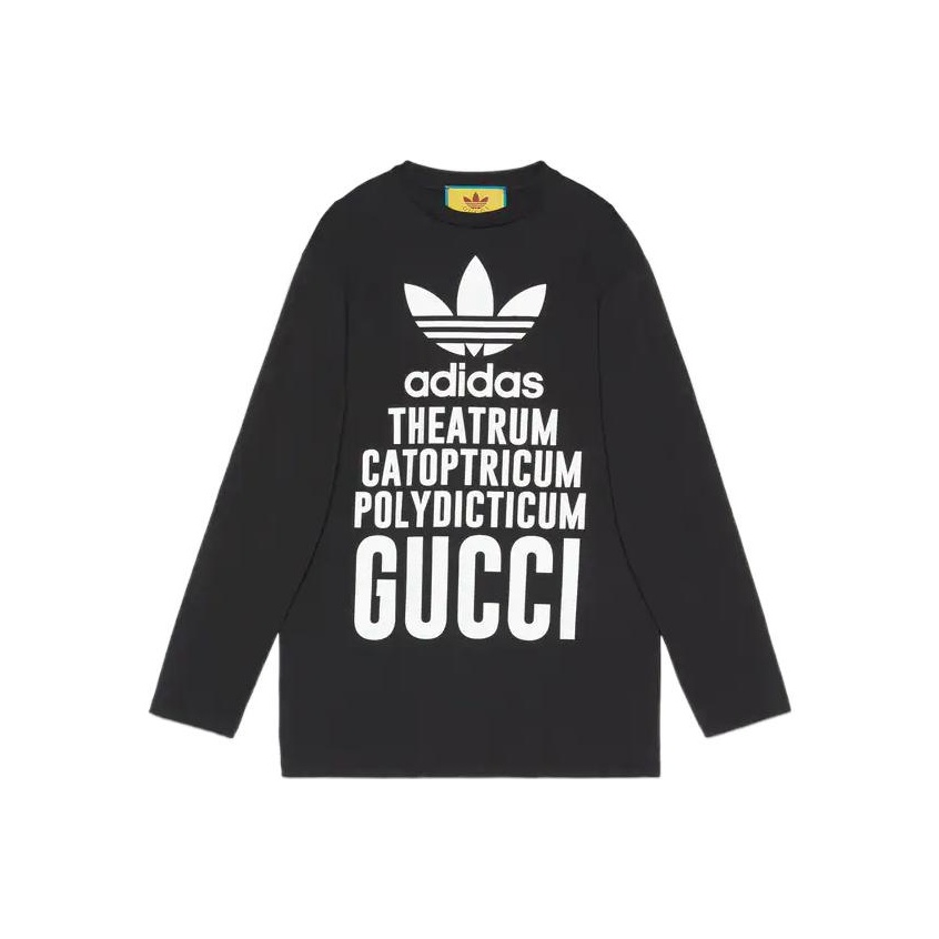 ADIDAS✖️GUCCIトレーナー Adidas X GUCCI T-Shirts Women's Black XS - POIZON