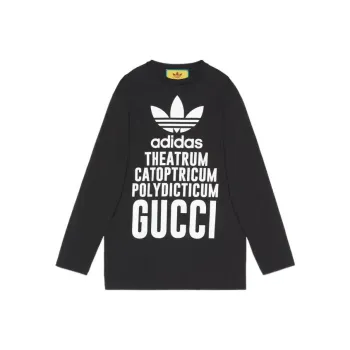 GUCCI x Adidas FW22 Regular T Shirt Women's Black