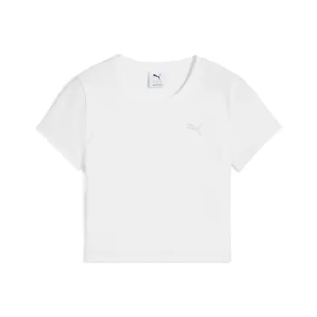 PUMA DARE TOTextured Regular T Shirt Women's White
