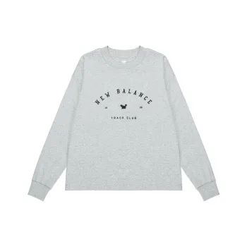 New Balance Drop Shoulder Sleeve T Shirt Women's Light Gray