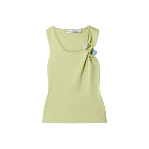 CHRISTOPHER ESBER Tank Top Women's Gray Green