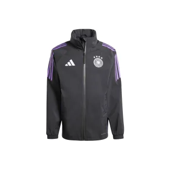 Adidas GERMANY TIRO 24 CLUB RAIN JACKET Soccer Jerseys Men's Black