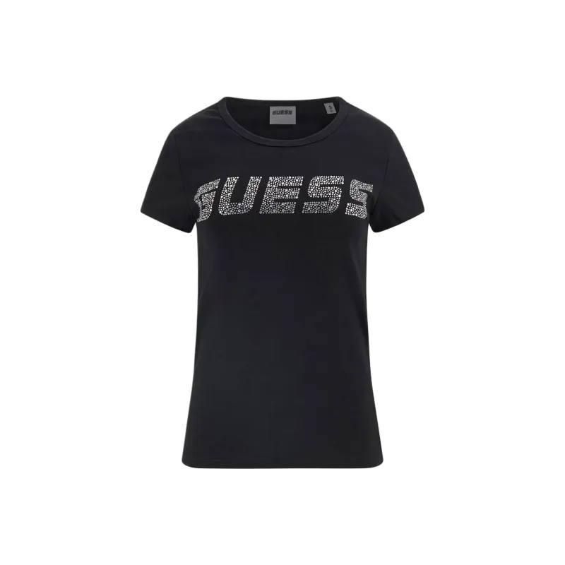 GUESS Regular T Shirt Women's Black-0