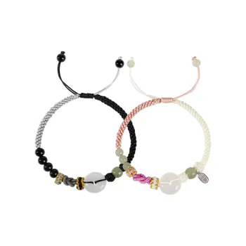 Taste The Color Natural Chalcedony Bracelets Unisex