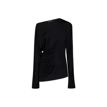 KHAITE Ciro Long Sleeved Boat Neck Top